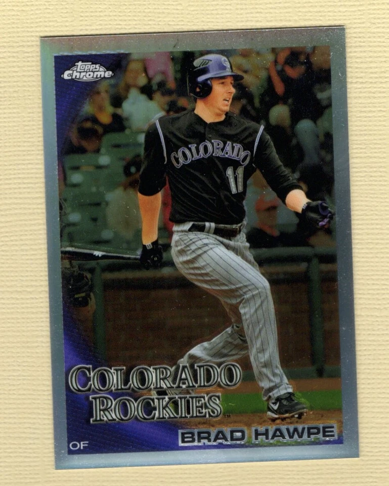 2010 Topps Chrome Baseball Refractor Brad Hawpe (Rockies) - Image 1 of 1