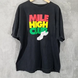 Camisa Nike para Hombre XXL Black Mile High Club Air Force 1 Informal Streetwear Y2K - Imagen 1 de 6