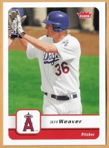 Jeff Weaver Angels #146 - Fleer casi nuevo-como nuevo 2006 - Imagen 1 de 2
