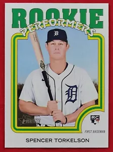 2022 Topps Heritage High Number SPENCER TORKELSON Rookie Performers #RP-2 RC - Picture 1 of 2