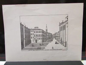 Druck MODENA - PORTA BOLOGNA - Reproduktion 1790 - erweiterte Residenzen - - Bild 1 von 2