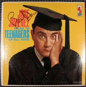 Disco LP autografiado firmado por Bill Dana José Jiménez habla con adolescentes - Imagen 1 de 4