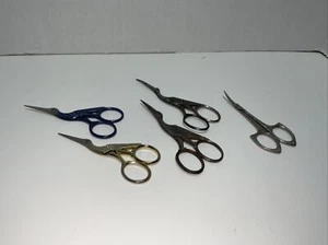 Lote de 5 tijeras de coser de colección Alemania, EE. UU., Italia, - Imagen 1 de 7