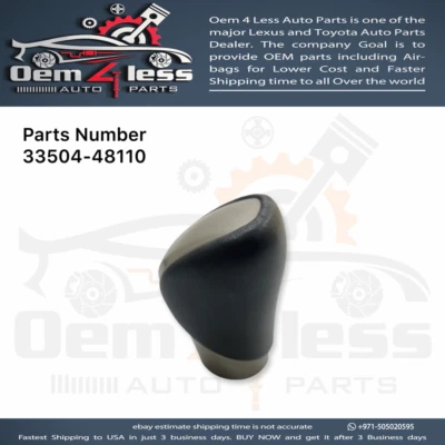 Lexus RX450h L Transmission Gear Shift Knob 2020, 2021, 2022 OEM 33504-48110 - Image 1 of 4