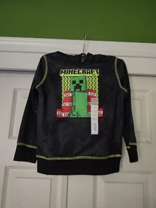 Boys Minecraft Pullover Hoodie Size 4 NWT - Picture 1 of 4