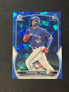 2023 1st Bowman Chrome Sapphire Yhoangel Aponte #BPPF-110 Toronto Blue Jays - Picture 1 of 2