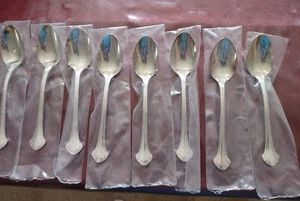 Towle Boston Chippendale Silver Plate Lot Of 8 Table Spoons NIP - Picture 1 of 3