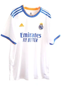 ADIDAS MAILLOT CASEMIRO 14 REAL MADRID COLORIS BLANC BRODÉ TAILLE 2XL - Picture 1 of 10