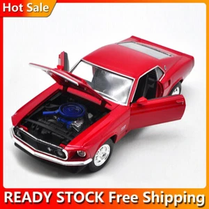 1:24 1969 Ford Mustang Boss 429 Model Car Diecast Collection Gift Boy Vehicle UK - Picture 1 of 11