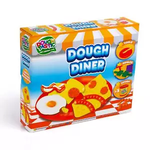 Diner de masa juego multicolor modelado de alimentos herramientas moldes juguete regalo regalo - Imagen 1 de 4