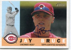 2014 Topps Heritage - JAY BRUCE - Real One Autograph - CINCINNATI REDS - Picture 1 of 1