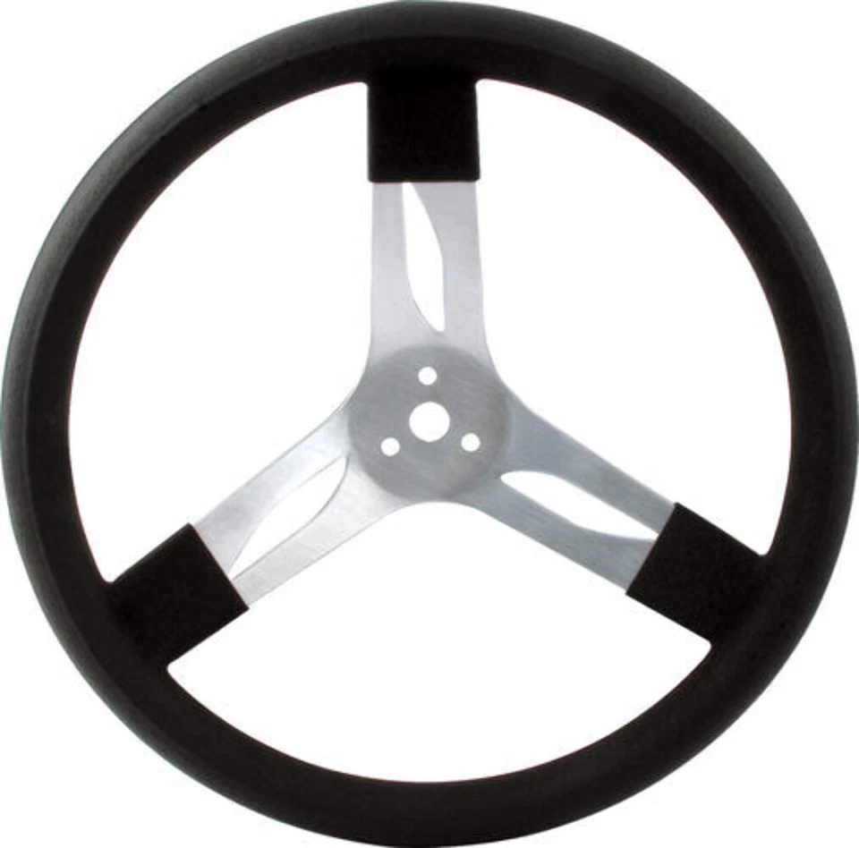 Fits 17in Steering Wheel Alum Black by Quickcar Racing Products 68-002 - Image 1 of 1