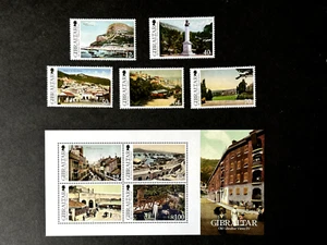 Gibraltar: 2014, Old Views, (issue 4) MNH set + Miniature Sheet. - Picture 1 of 1