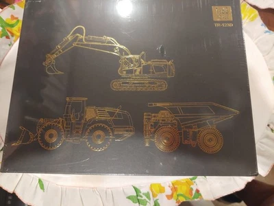 Top Race conjunto de construção 3 peças TR-123D escala 1:60 escavadeira, escavadeira, caminhão - Imagem 1 de 4