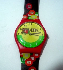 M&Ms Candy Novelty Watch Quartz Analog 1994 Special Edition NEW - Picture 1 of 2