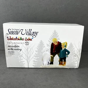 Department 56 Ice Sculptor In The Making #4044865 - Christmas Lane Snow Village - Bild 1 von 7