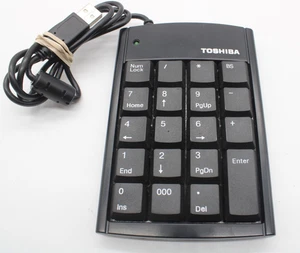 Toshiba PA1390U-1NKP PAKP004 USB Keyboard Number Pad w/ 2 USB Ports - Picture 1 of 4