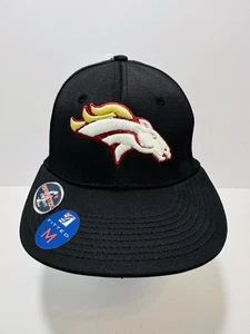 Cappello Berretto NFL Denver Broncos Gametek Elasticizzato Fit Nero di "The Game" Uomo Taglia M - Foto 1 di 9