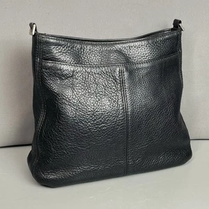Vintage Coach 6802 Sonoma Schultertasche schwarz Pebbled Leder OHNE RIEMEN - Bild 1 von 23