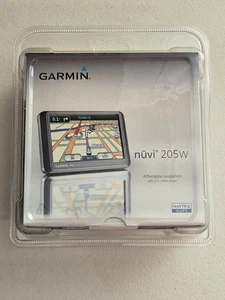 Garmin Nuvi 205W Car Auto GPS Navigation w/ Accessories Factory Sealed BRAND NEW - Picture 1 of 4