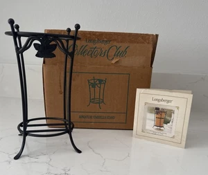 Longaberger Collectors Club Miniatur Schirmständer 8x5 in schwarz mit Box - Bild 1 von 11