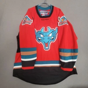 Kelowna Rockets Jersey Mens XL Adult Reebok CCM WHL CHL Hockey Made In Canada - Picture 1 of 12