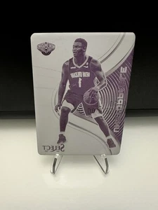 Zion Williamson 2022-23 Panini Select Unstoppable 1/1 Magenta Printing Plate - Bild 1 von 2