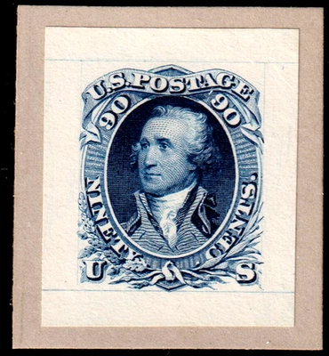 EAS_STAMPS US SCOTT #62p2 MNH GRADE 98 FROM ROOSEVELT ALBUM SCV $900.00 W/CERT - Image 1 of 2