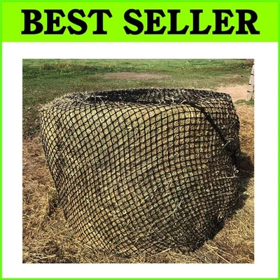 Red de heno sin nudos 4x5 - Paca redonda de alta resistencia de 4-5 mm para alimentación sin esfuerzo Foto 1 de 4