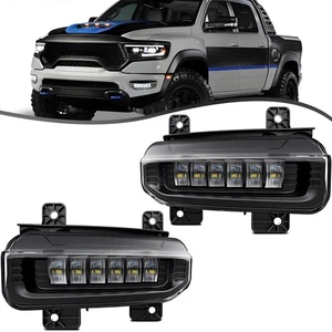 DOT LED Fog Lights For Dodge Ram 1500 Accessories 2019 2020 2021 2022 2023 2024 - Picture 1 of 5