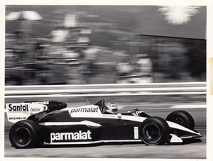 BRABHAM BT53 NELSON PIQUET AFRICAN GP KYALAMI 1984 ORIGINAL PERIOD LAT PHOTO - Imagen 1 de 2