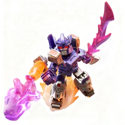 Figuras de acción Blokees Transformers G1 Galvatron Defender versión 05 especiales A Foto 1 de 4