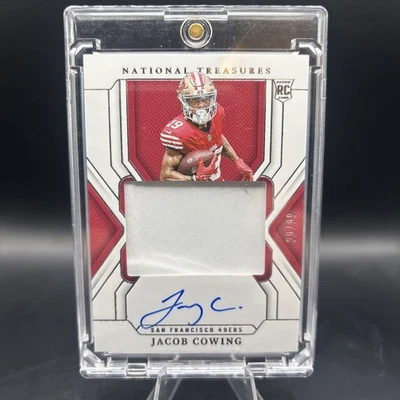 2024 National Treasures - Rookie Patch Autographs Jacob Cowing #200 - Image 1 of 2