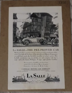 LaSalle Car Ad - The Pre-Proved Car 1927 (JA171 - Picture 1 of 1