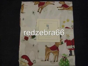 Pottery Barn Kids North Pole Twin Sheet Set Percale Holiday Christmas 3pc - Picture 1 of 1