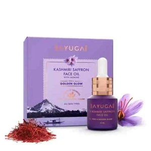 Aceite facial de azafrán Ayuga Cachemira con aceite facial 100 % natural 15 ml envío gratuito - Imagen 1 de 7