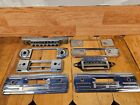 Lot of 8 Vintage 1950-1970's Delco GM Car Radio Chrome Bezel Faceplate Covers #4