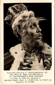 Vintage Postkarten RPPC Echtfoto Will B. Able Graziella Emperor's New Clothes - Bild 1 von 2