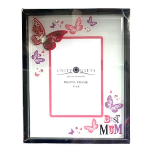 Photo Frame: “Best Mum” 4”x6” Unity Gifts New in Box - Imagen 1 de 6
