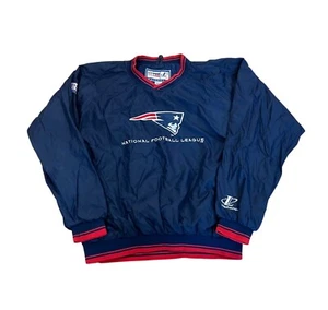 Vintage 1990's New England Patriots Logo Athletic NFL Pro Line Windbreaker XL - Bild 1 von 7