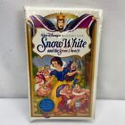 New Rare Snow White And The Seven Dwarfs (Vhs, 1994) Walt Disney Masterpiece