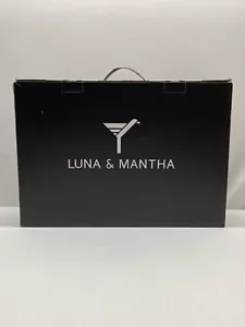 LUNA & MANTHA Red Wine Glasses Set of 6 Hand Blown Crystal Wine Glasses LM-1035 - Picture 1 of 5