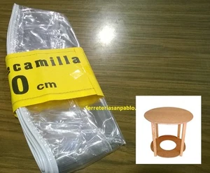 Plastico cubre camilla cristal de 100 protector para mesa redonda hule - Imagen 1 de 1