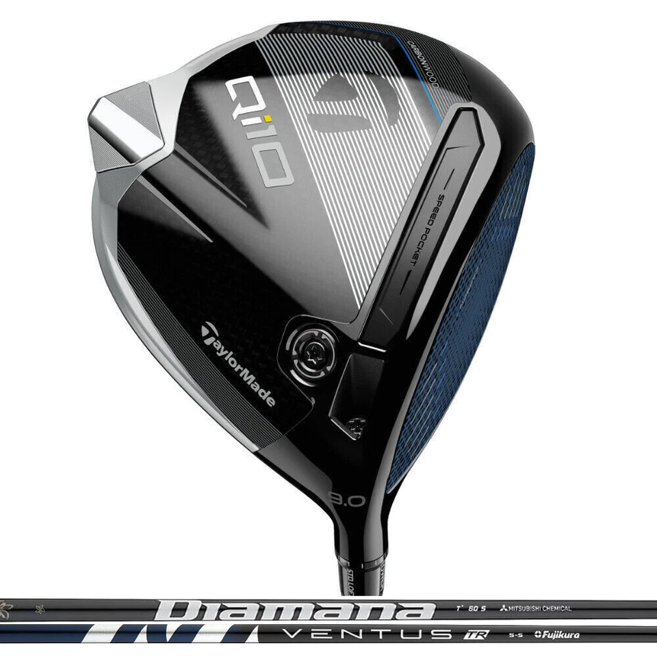 TaylorMade Golf Club Qi10 9* Driver Extra Stiff Graphite Very Good