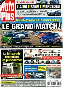 Auto Plus 10/12/21 n°1736 Peugeot 308 vs Mégane  Audi BMW Mercedes  - Picture 1 of 1