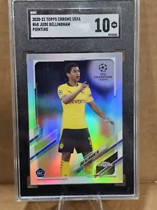 2020-21 Topps Chrome UCL - Image Variation Refractor Jude Bellingham Rookie (RC) - Picture 1 of 2