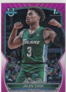 2022-23 BOWMAN CHROME PINK REFRACTORS 1ST RC JALEN COOK FIRST ROOKIE GE-2073 - Picture 1 of 1