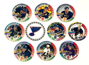 1994-95 CANADA GAMES POGS ST. LOUIS BLUES TEAM SET LOT x 10 Hull Joseph Shanahan - Picture 1 of 1