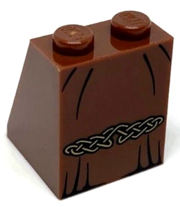 New LEGO Skirt Celtic Knot Gathered Maxi Skirt Leg Dark Brown Viking Unisex Robe - Picture 1 of 1