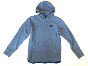 Adidas Hoodie Hooded Sweat Shirt Gray-Blue Denim Color 100%Cotton Size S - Bild 1 von 4